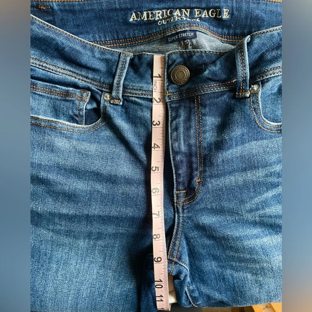 American Eagle Outfitters Women's Bootcut Super Stretch Jeans, Size 10 Long - Picture 9 of 9